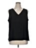 Lane Bryant 100% Polyester Black Sleeveless Blouse Size 16 - photo 1