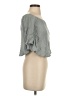TOBI 100% Rayon Gray Short Sleeve Top Size S - photo 4