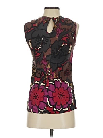 Trina Turk Sleeveless Silk Top (view 2)