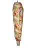 Tommy Bahama Tropical Floral Tan Yellow Silk Pants Size 6 - photo 5