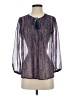 Joie Purple 3/4 Sleeve Blouse Size XXS - photo 1
