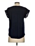 Maurices 100% Polyester Black Blue Short Sleeve Blouse Size S - photo 2