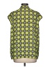 MICHAEL Michael Kors 100% Polyester Green Short Sleeve Blouse Size L - photo 2