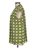 MICHAEL Michael Kors 100% Polyester Green Short Sleeve Blouse Size L - photo 5