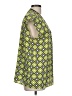 MICHAEL Michael Kors 100% Polyester Green Short Sleeve Blouse Size L - photo 4