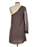 Tibi 100% Silk Brown 3/4 Sleeve Silk Top Size 0 - photo 2