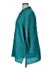 Unbranded Teal 3/4 Sleeve Button-Down Shirt Size 1X - photo 5
