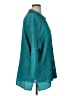 Unbranded Teal 3/4 Sleeve Button-Down Shirt Size 1X - photo 4