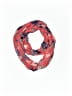 Justice Floral Red Pink Scarf Size 7 - photo 1