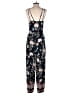 By Anthropologie Floral Black Jumpsuit Size XS - photo 2