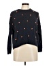 Madewell 100% Cotton Polka Dots Black Pullover Sweater Size M - photo 1