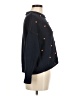 Madewell 100% Cotton Polka Dots Black Pullover Sweater Size M - photo 4