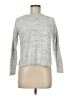 Tahari 100% Cotton Marled Gray Pullover Sweater Size M - photo 1