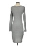 Tildon Solid Gray Casual Dress Size S - photo 2