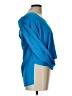 Vince Camuto 100% Polyester Blue 3/4 Sleeve Top Size L (petite) - photo 4