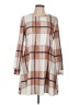 Ofeefan Plaid Tan Casual Dress Size L - photo 1