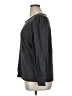 Ann Taylor LOFT 100% Cotton Gray Long Sleeve Top Size XL - photo 5