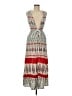Echo 100% Viscose Paisley Red Casual Dress Size M - photo 1