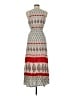 Echo 100% Viscose Paisley Red Casual Dress Size M - photo 2