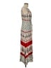 Echo 100% Viscose Paisley Red Casual Dress Size M - photo 4