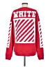 OFF-WHITE 100% Cotton Red Unisex Sweatshirt Size S - photo 2