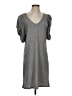 Good Luck Tee 100% Polyester Gray Casual Dress Size S - photo 1
