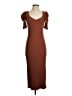 Gap Solid Brown Cocktail Dress Size XS - photo 1