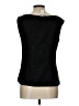 Ronni Nicole 100% Spandex Black Sleeveless Blouse Size L - photo 2