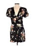 Topshop 100% Cotton Floral Black Romper Size 6 - photo 1