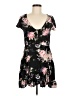 Auguste 100% Rayon Floral Black Casual Dress Size 2 - photo 1