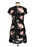 Auguste 100% Rayon Floral Black Casual Dress Size 2 - photo 2