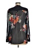 Joie Floral Black Long Sleeve Blouse Size M (estimated) - photo 2