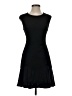 Rebecca Taylor 100% Polyester Solid Black Cocktail Dress Size 2 - photo 1