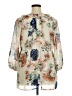 Suzanne Betro 100% Polyester Ivory 3/4 Sleeve Blouse Size XL - photo 2