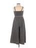 Elevenses 100% Cotton Houndstooth Gray Jumpsuit Size 2 - photo 2