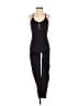 Zara Solid Black Jumpsuit Size S - photo 1