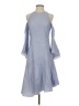 Scripted Blue Cocktail Dress Size S - photo 1