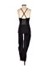 Zara Solid Black Jumpsuit Size S - photo 2