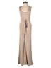 Princess Polly Solid Tan Jumpsuit Size 2 - photo 1