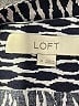 Ann Taylor LOFT 100% Rayon Chevron-herringbone Black Long Sleeve Blouse Size M - photo 7