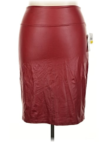 Eye Candy Faux Leather Skirt (view 1)