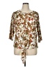 Cure Ivory 3/4 Sleeve Blouse Size XL - photo 1