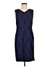 Sara Campbell Paisley Blue Cocktail Dress Size 8 - photo 1