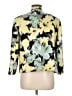 Black Label by Evan Picone Print Yellow Blazer Size M (estimated) - photo 2
