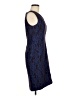 Sara Campbell Paisley Blue Cocktail Dress Size 8 - photo 4