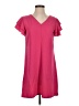Unbranded Solid Pink Casual Dress Size S - photo 1