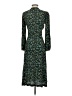 Jigsaw 100% Viscose Print Green Casual Dress Size 4 - photo 2