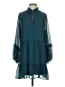 Pink Lily 100% Polyester Teal Casual Dress Size S - photo 1