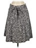 BCBGMAXAZRIA 100% Cotton Print Gray Casual Skirt Size 0 - photo 1