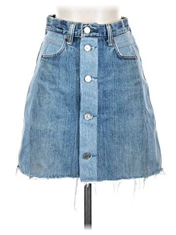 RE/DONE Denim Skirt (view 1)